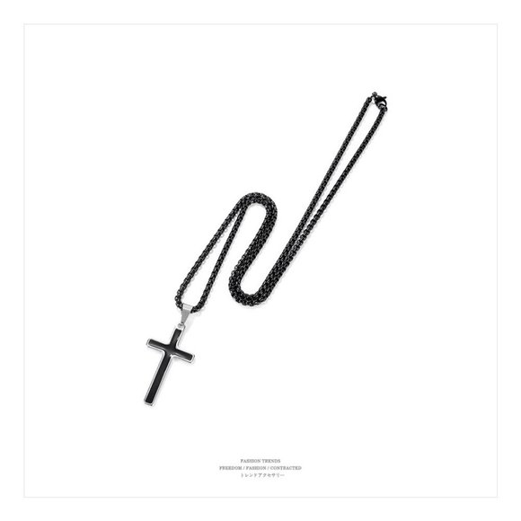 men cross necklace - Picture 2 of 3